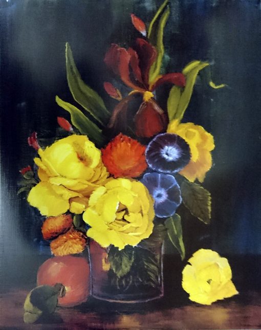 Grabado Arreglo floral 4/25