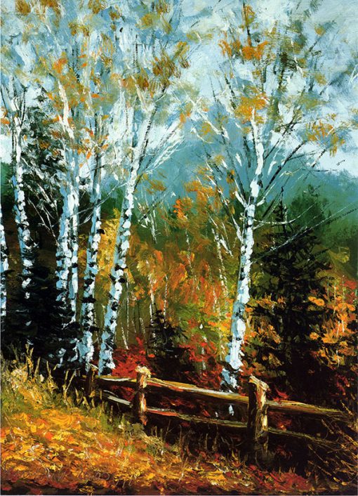 Grabado Árboles de otoño 20/25
