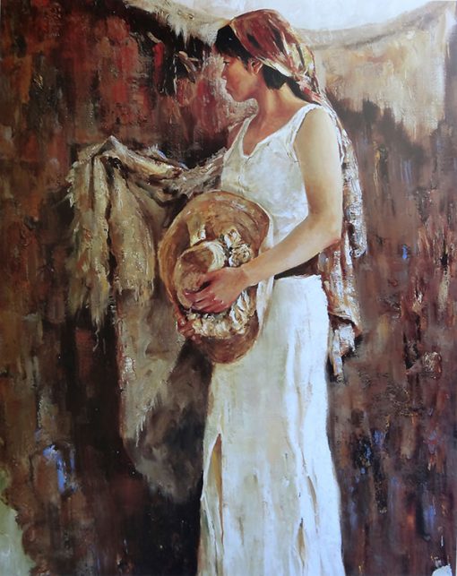 Grabado Dama con sombrero 15/25