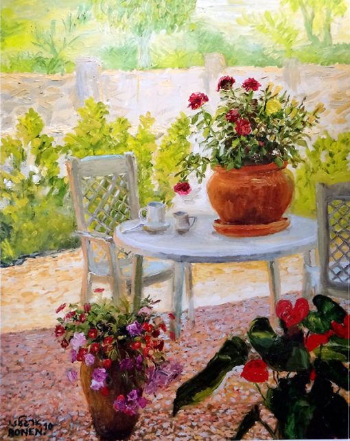 Grabado Jardín de verano 13/25