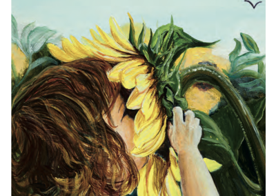 M-2505 Niña con girasol