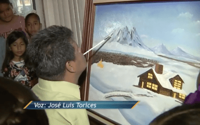 José Luis Torices en la exposición de Creando Artistas