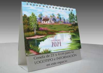 Calendario Marketing 2024 Lago en primavera