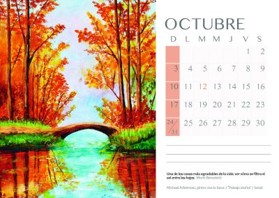 Calendario marketing Tarde de lluvia 12