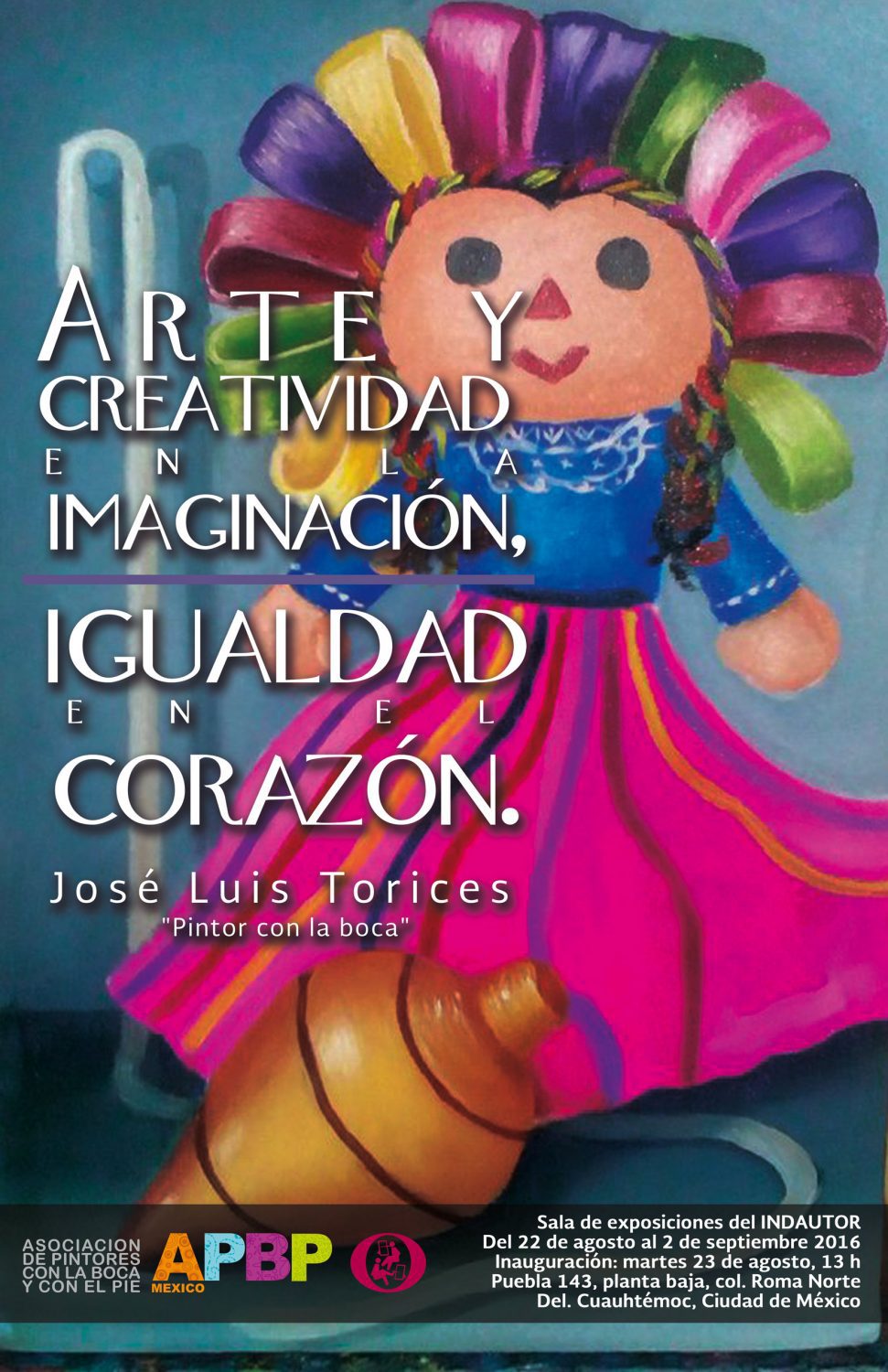 Arte y creatividad en la imaginación, igualdad en el corazón