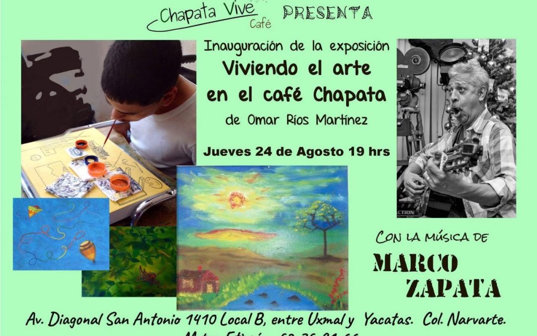 Viviendo el arte en el café Chapata