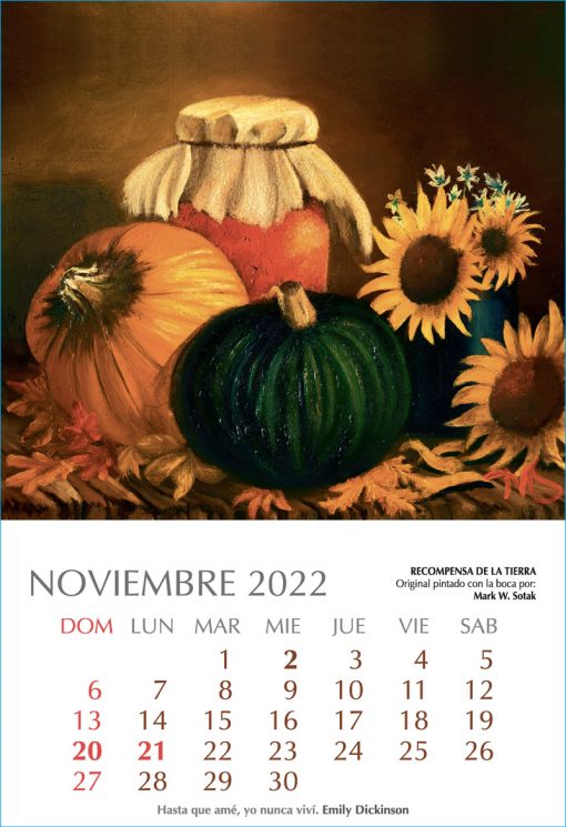 Calendario Artístico 2022