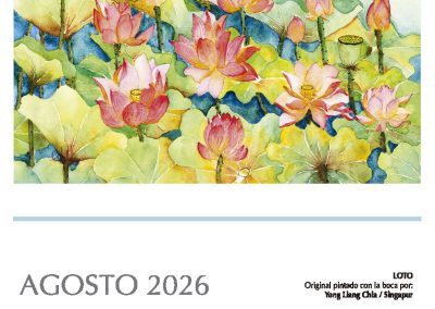 Calendario artístico 2026 Agosto