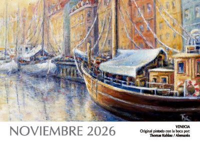 Calendario artístico 2026 Noviembre