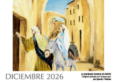 Calendario artístico 2026 Diciembre