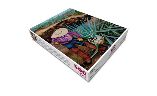 “Jimador – tlachiquero” Raúl Ortíz Carrillo / pintor con la boca