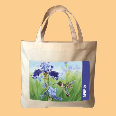 BOLSA LIRIO Y COLIBRÍ