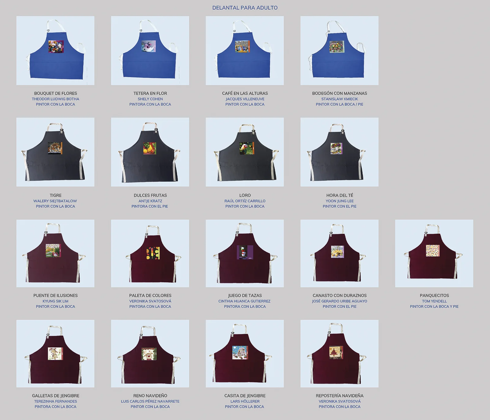 Delantal para adultos Delantal para adultos
