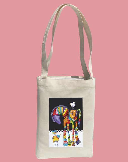 Bolsa artesanal de manta “vertical” – Colección Minimalista - Imagen 9