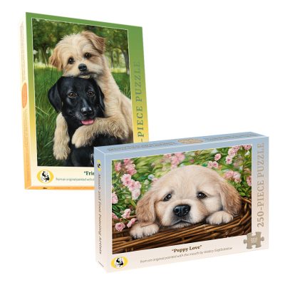 Rompecabezas de 250 piezas para niños - Puppy Love y Amigos