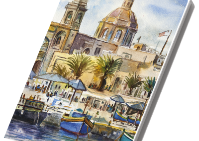 Libreta de arte y reflexión Pueblo pesquero