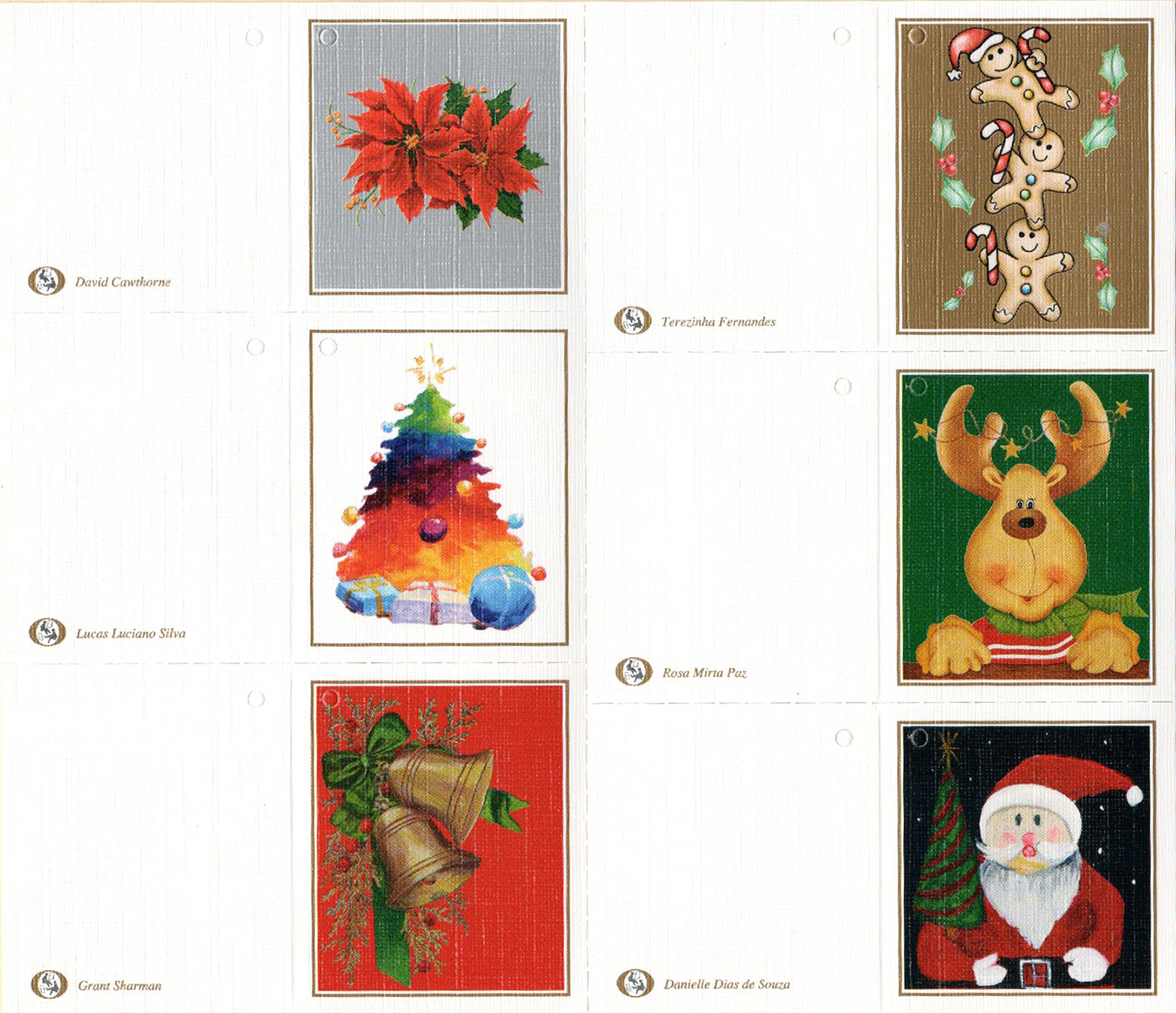 Papel para envolver regalos de Navidad Galletas de Jengibre - Imagen 8