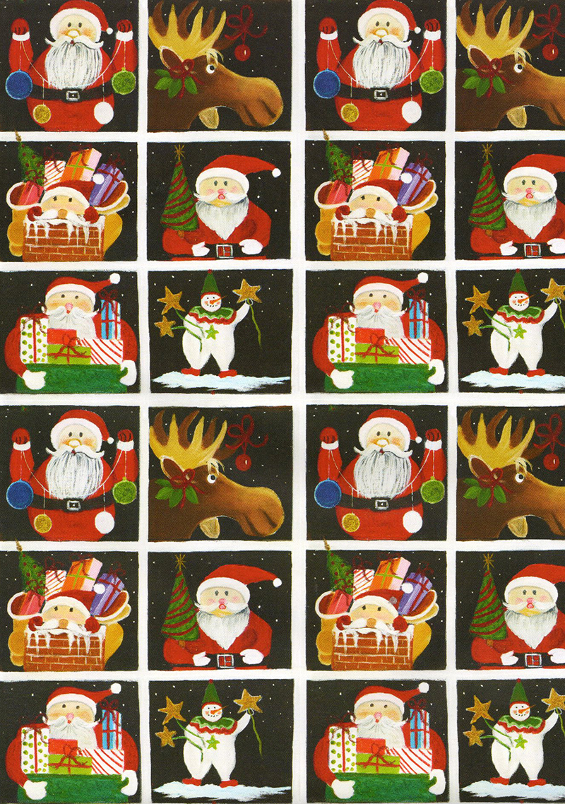 Papel para envolver regalos de Navidad Galletas de Jengibre - Imagen 6