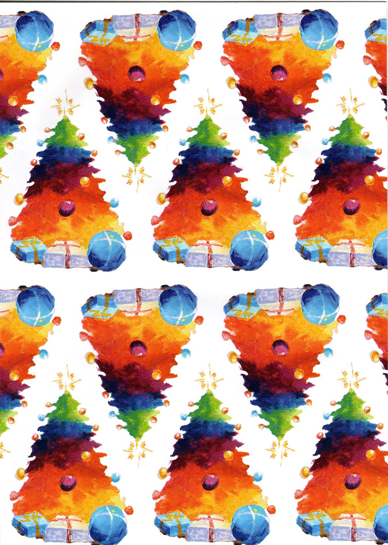 Papel para envolver regalos de Navidad Galletas de Jengibre - Imagen 7