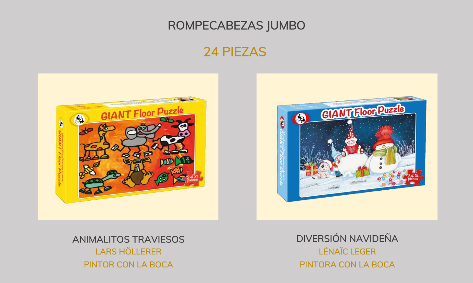 Collage Rompecabezas Junbo 24 pzs c