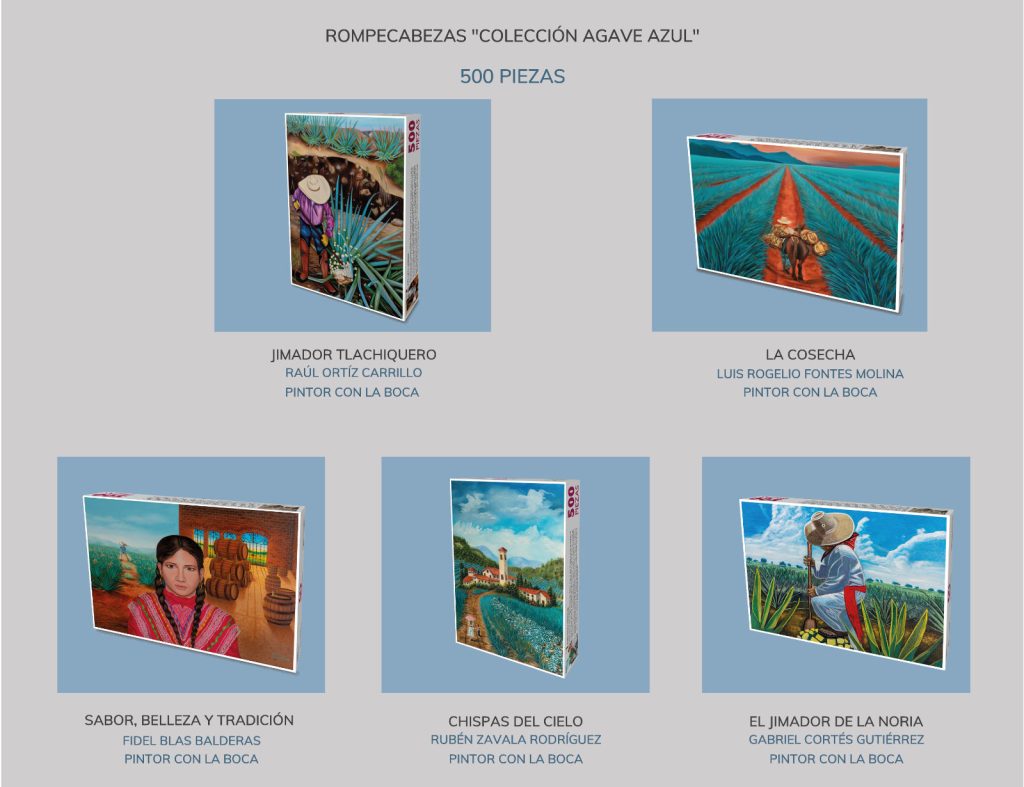 ROMPECABEZAS AGAVE AZUL 500 PIEZAS 5 modelos ROMPECABEZAS AGAVE AZUL 500 PIEZAS 5 modelos