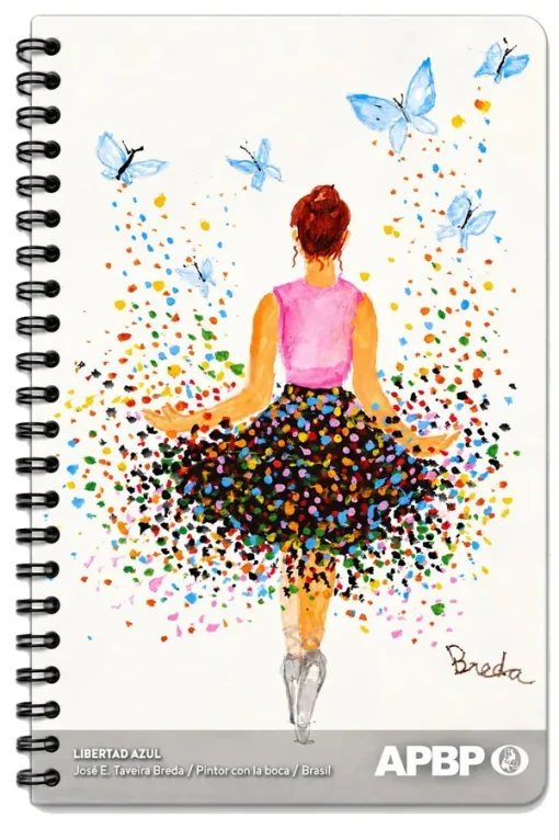 Cuaderno Libertad azul